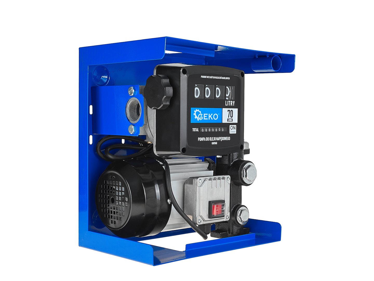 Pompa CPN pentru transfer motorina cu contor, 70 l / min, 900 W, Geko G00968