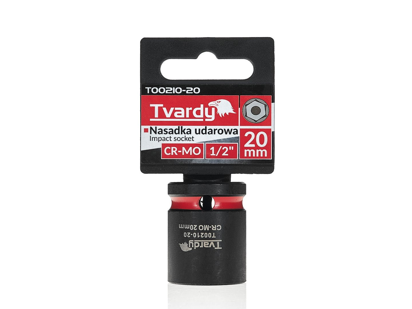 Cheie tubulara de impact in 6 puncte, 1 / 2", 20 mm, Tvardy T00210-20