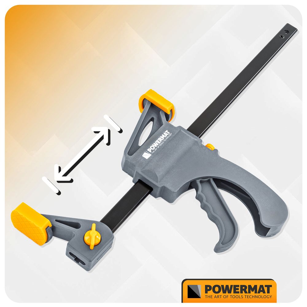 Clema de tamplarie PM-SSD-10T, 250 x 60 mm, Powermat PM1431