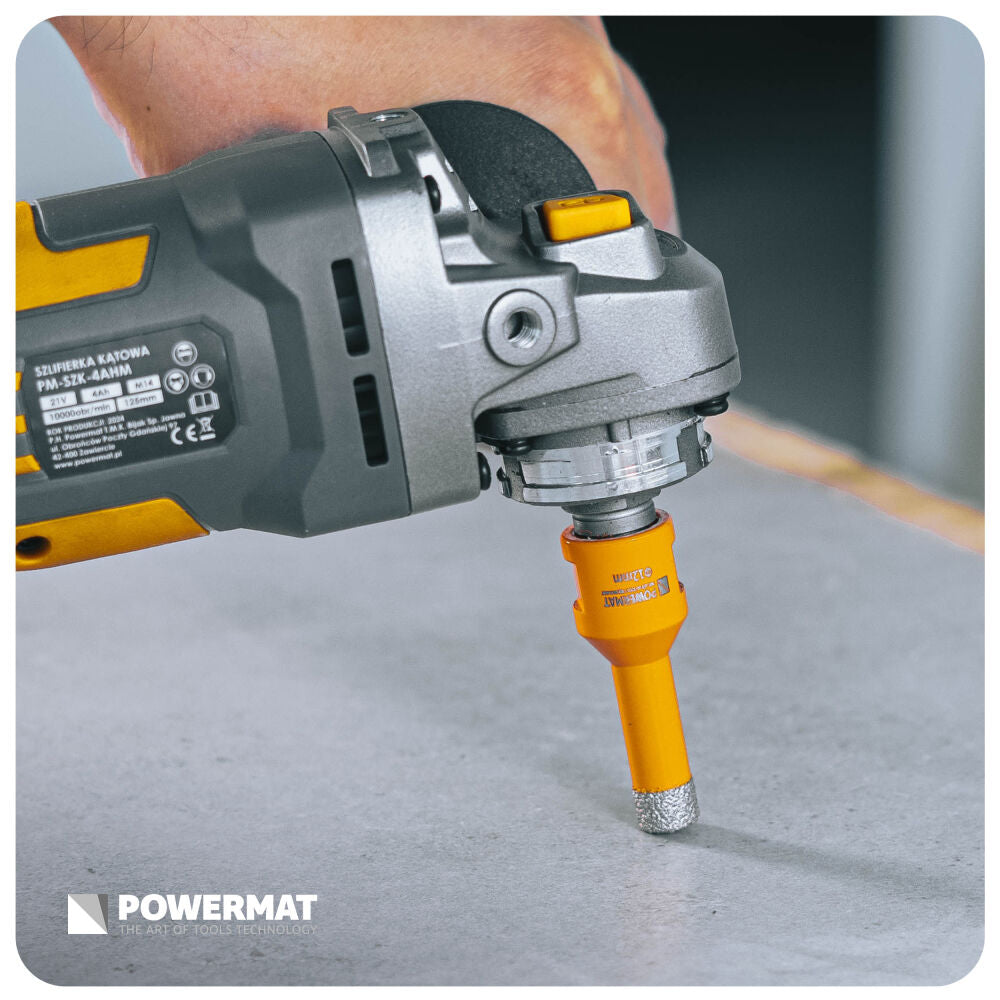 Carota diamantata pentru ceramica PM-DWK-10M14M, 10 mm, Powermat PM1568
