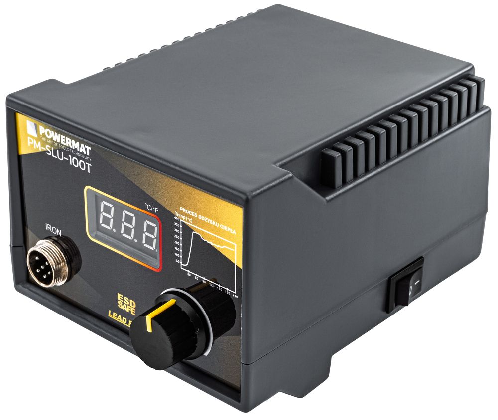Statie de lipit cu temperatura reglabila PM-SLU-100T, 100 W, Powermat PM1393