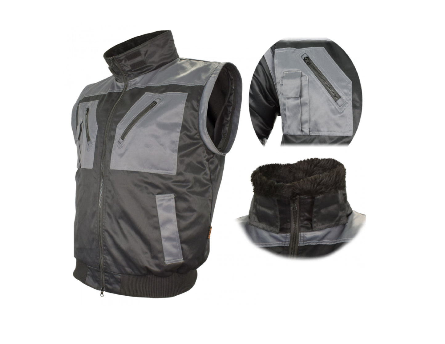 Jacheta de lucru Pilot-Bi, negru / gri, marimea M, Artmas ART605033