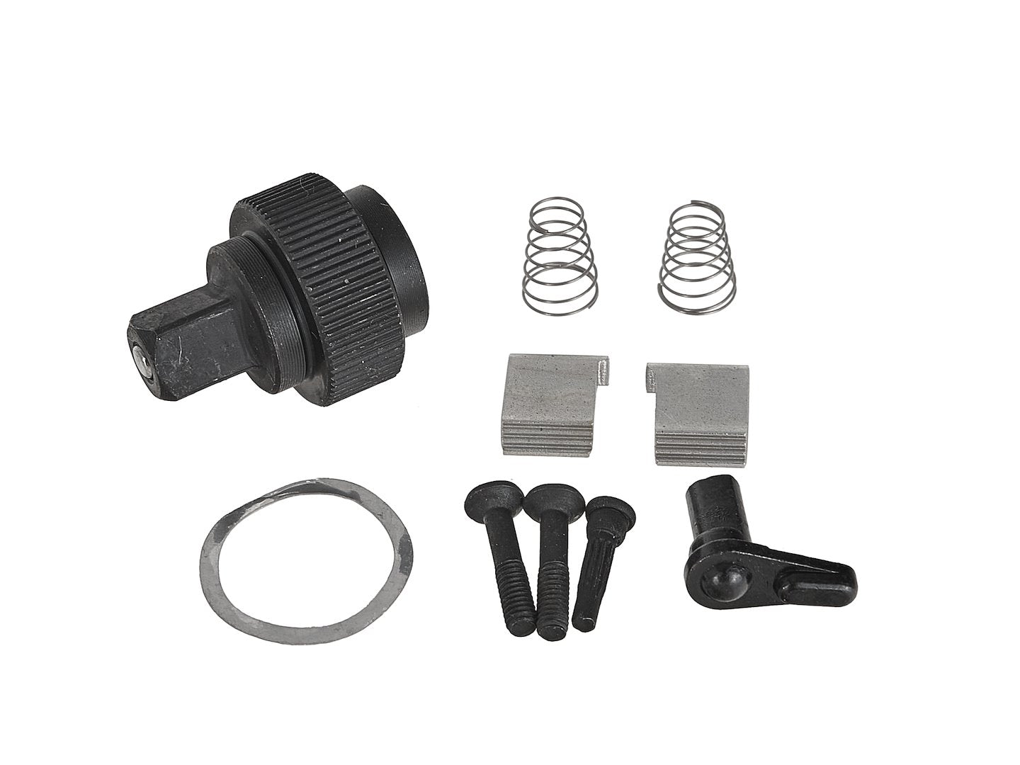 Kit pentru raparare cheie cu clichet cu cap flexibil si maner telescopic 1 / 4", Geko G10128A