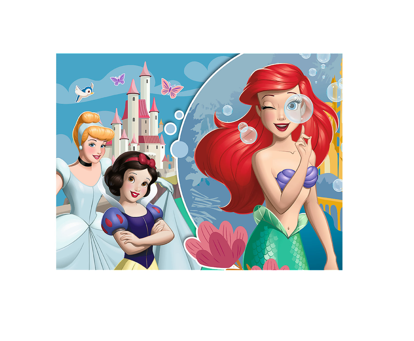 Puzzle Trefl Disney Princess, Printese Fericite, 30 piese, Lean 27860