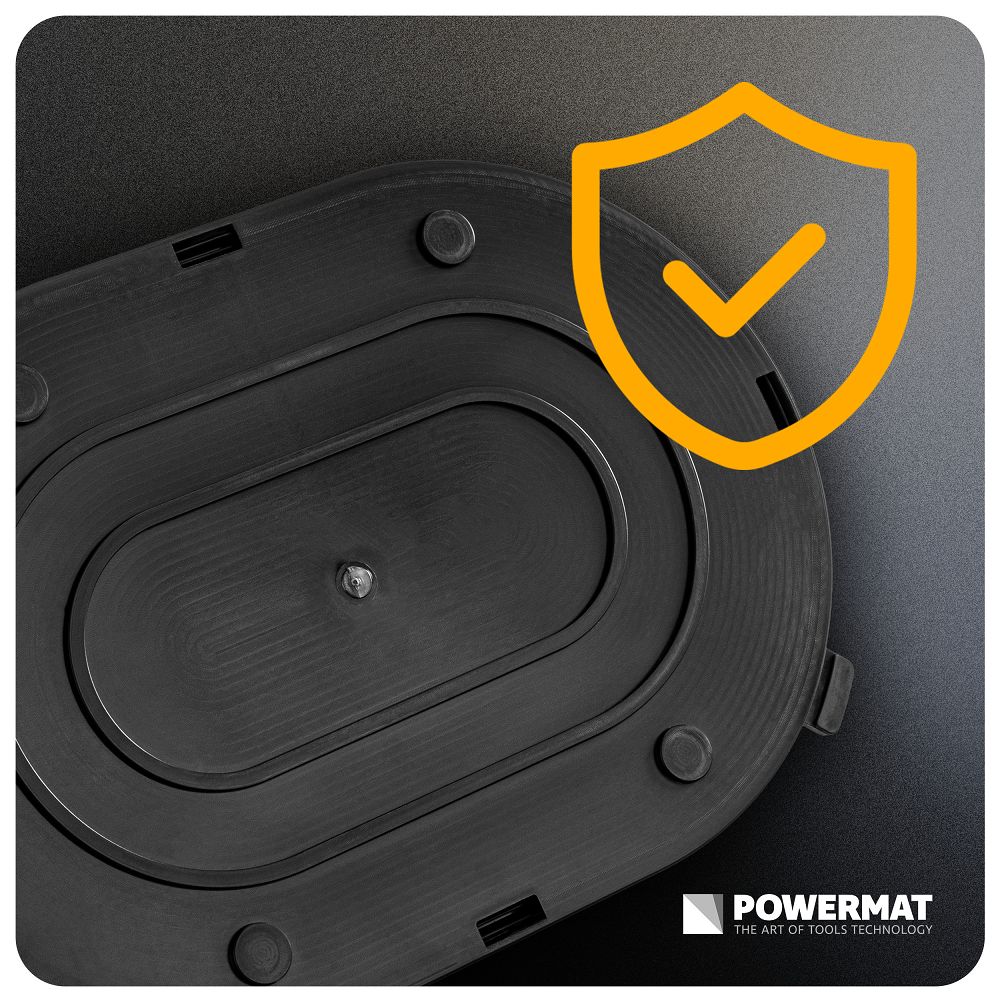 Ventuza cu baterie pentru gresie si sticla, capacitate maxima sigura 200 kg, Powermat PM1589