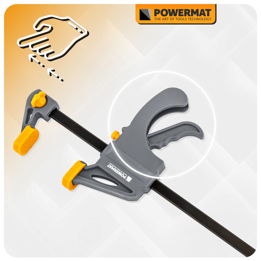 Clema de tamplarie PM-SSD-M6T, 150 x 35 mm, Powermat PM1428