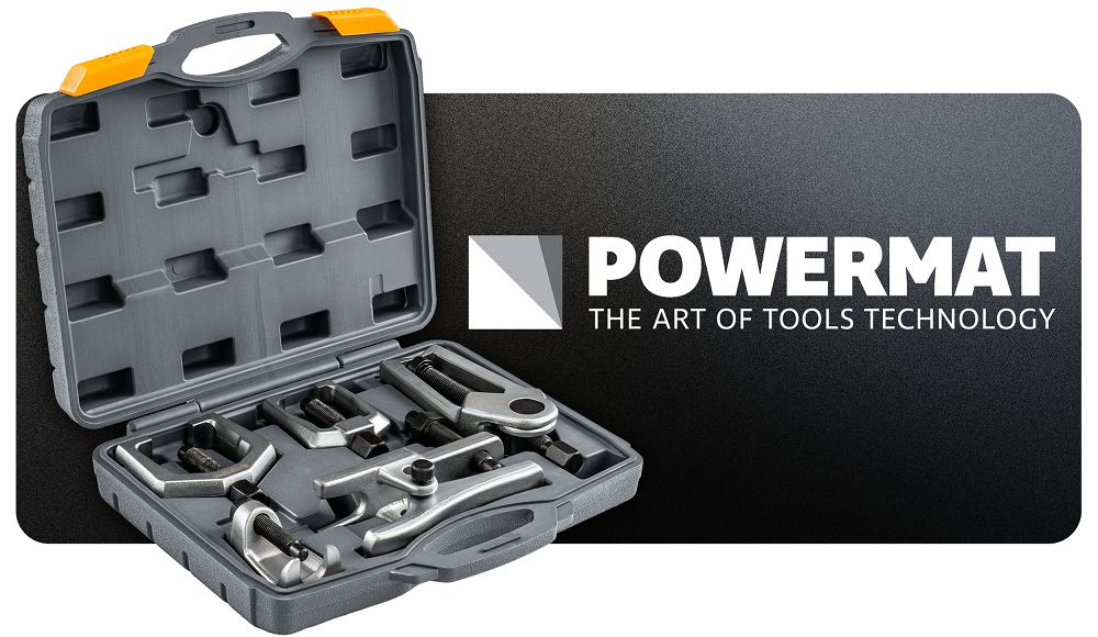 Trusa prese extractoare pivoti, rotule, capete de bara PM-SKD-5T, PowermaT PM1525
