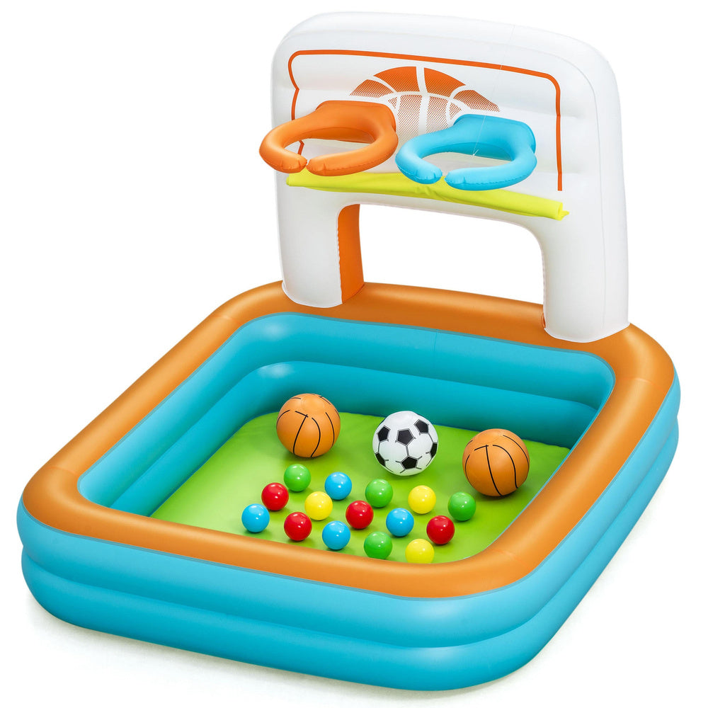 Spatiu de joaca gonflabil Kick n' Swish 3 in 1, 120 x 107 x 84 cm, Bestway 21187