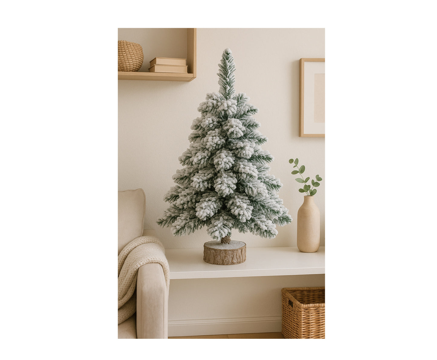 Brad de Craciun decorativ, 60 x 16 cm, Lean 28604