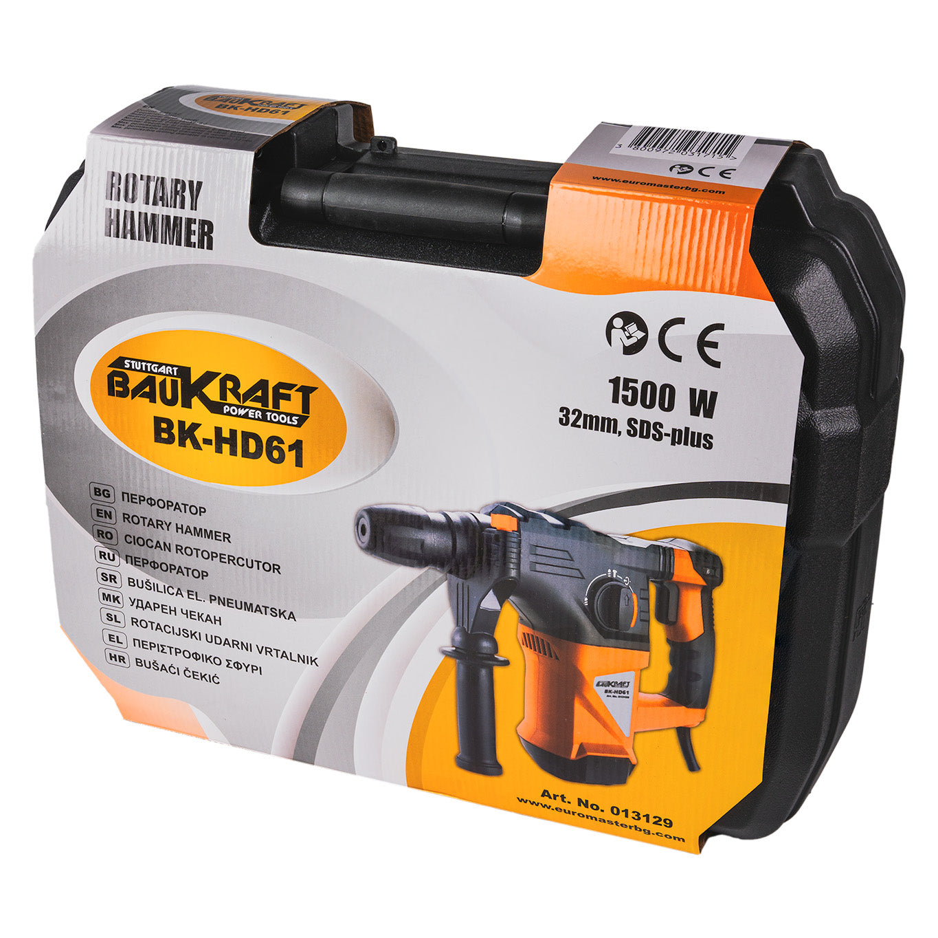 Ciocan rotopercutor BK-HD61, 1500 W, 32 mm, SDS-Plus 5J, Baukraft 013129