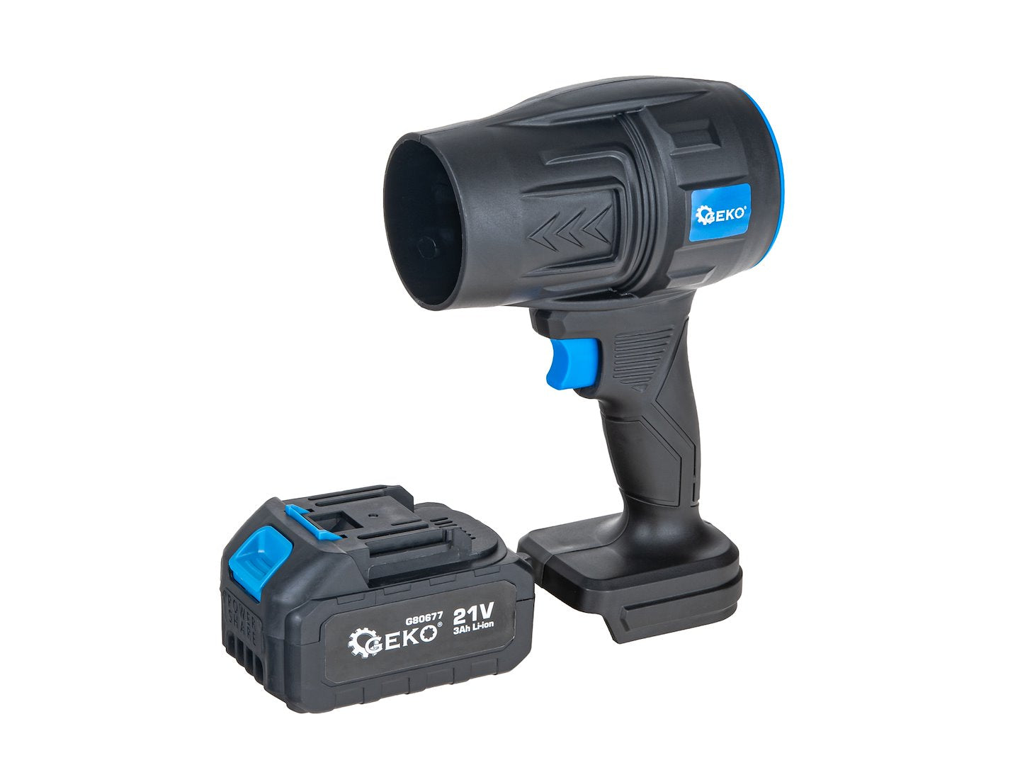 Suflanta cu acumulator, 21 V, 2 x 4 Ah, Geko G80677