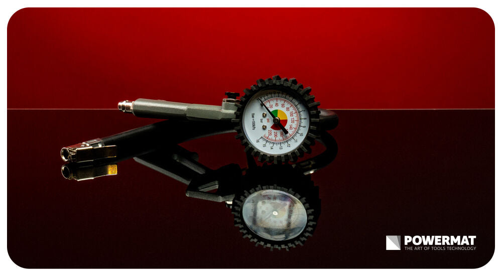 Manometru pentru pistol de umflare PM-PDPM-2T, 75 mm, Powermat PM1543