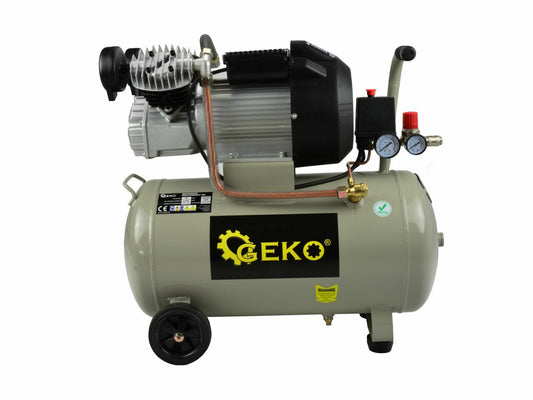 Compresor de 50L cu 2 pistoane 3kW 410 l/min, GEKO G80305