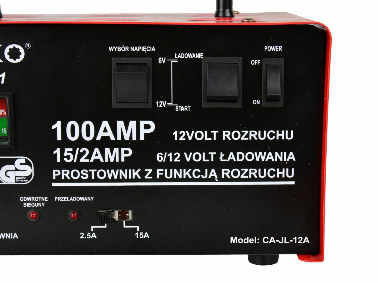 Redresor acumulatori auto, cu functie de pornire 100A 6/12V, GEKO G80021