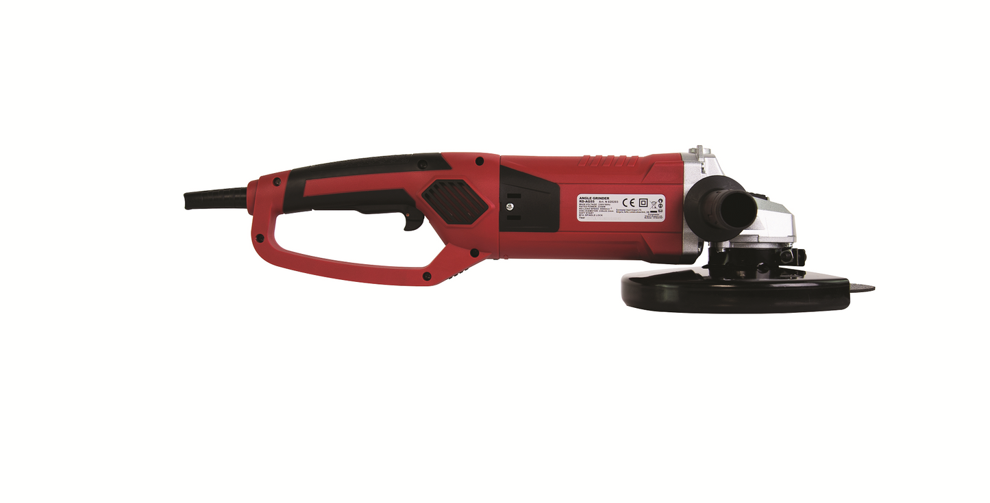 Polizor unghiular RD-AG55 230mm 2350W soft start + discuri, Raider 020203