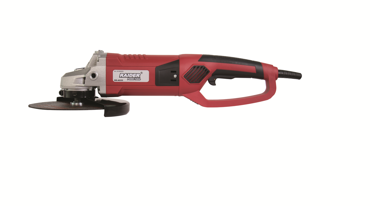 Polizor unghiular RD-AG55 230mm 2350W soft start + discuri, Raider 020203