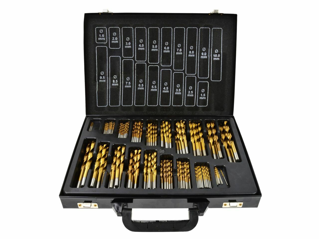 Set burghie HSS titan pentru metal 170 piese, Keltin K00066