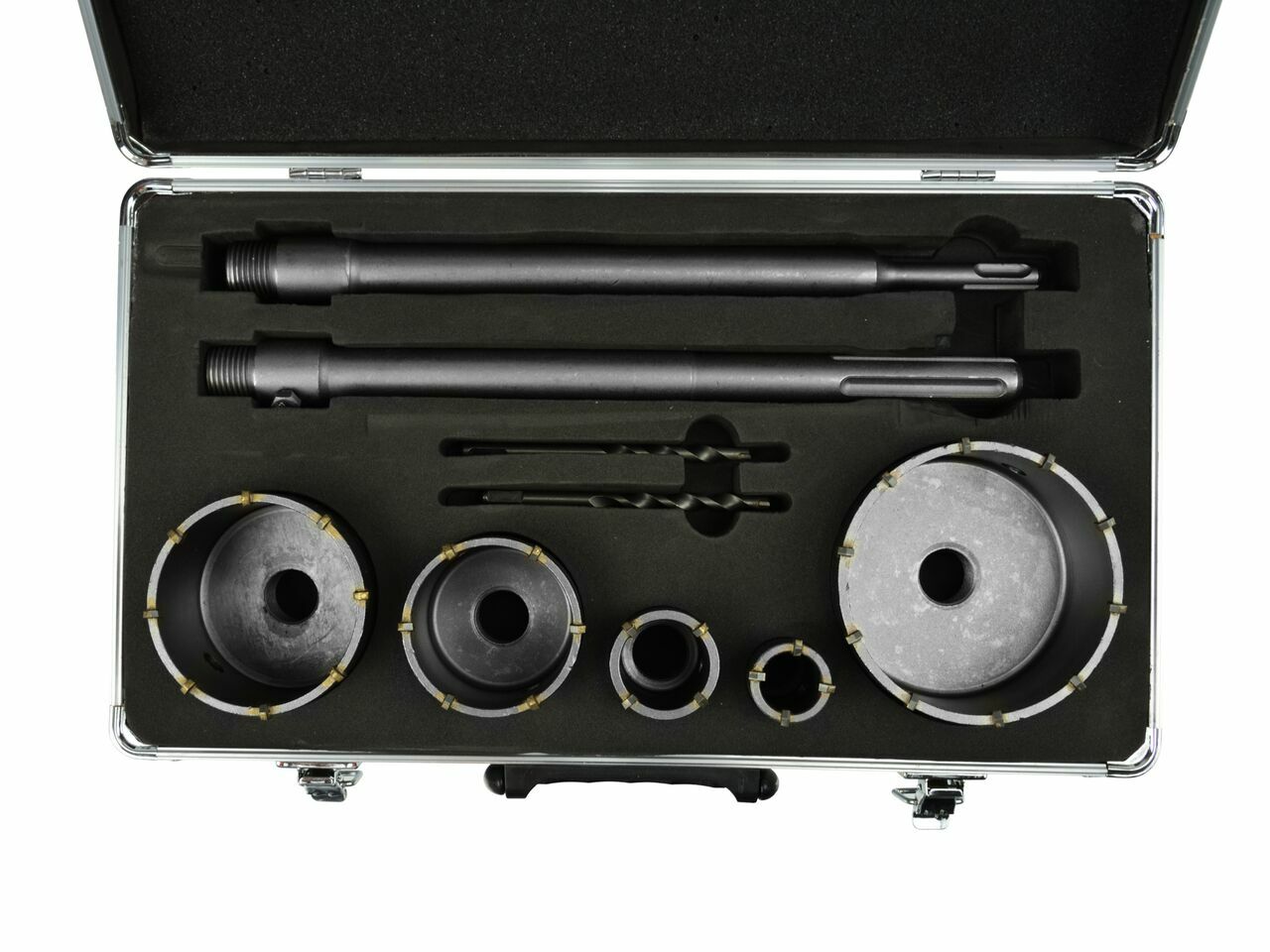 Set 9 carote pentru zidarie + 2 adaptori, GEKO G40009