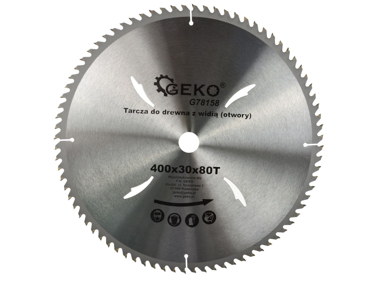 Disc circular pentru lemn 400x30x80T, GEKO G78158