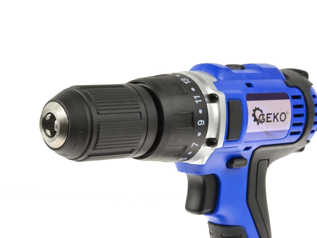 Autofiletanta / Surubelnita electrica Geko, 45 Nm, 13 mm + 2 acumulatori Li-ion 18V 4.0 Ah + incarcator