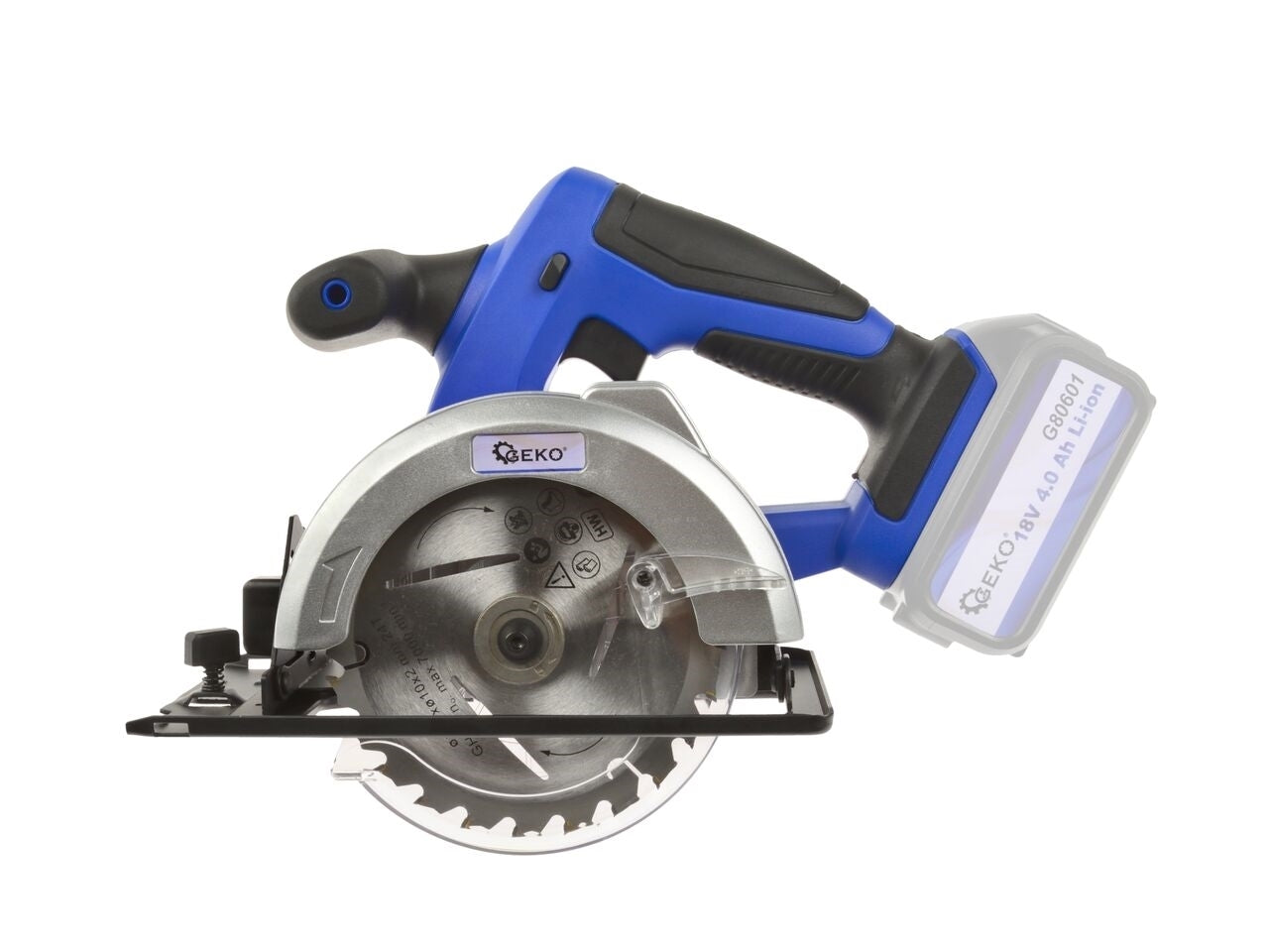 Ferastrau circular cu acumulator  0 - 3800 rpm, 0 - 40 mm + 2 acumulatori 18 V Li-ion 4.0 Ah + incarcator