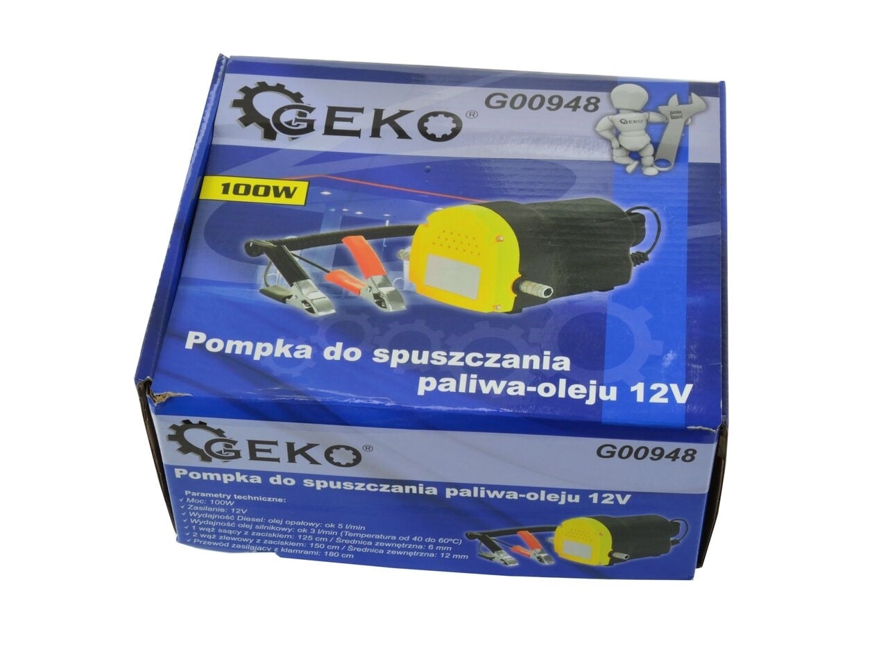 Pompa pentru transfer combustibil 12V, Geko G00948