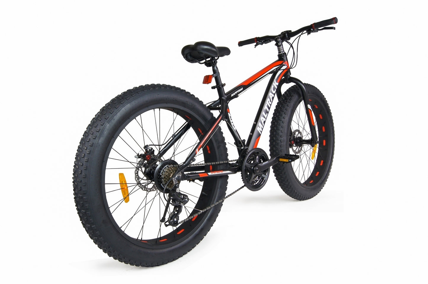 Bicicleta MalTrack Fat Bike cu 21 Viteze, Roti Late 26 Inch, Cadru 37 cm