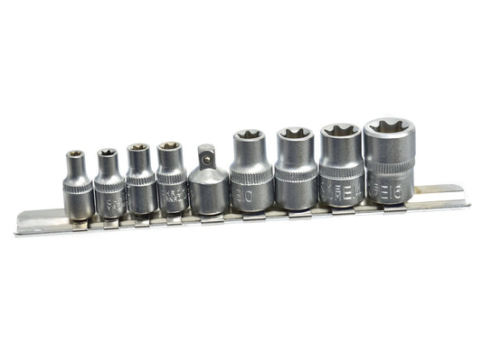 Set chei tubulare torx, 9 piese, GEKO G10169