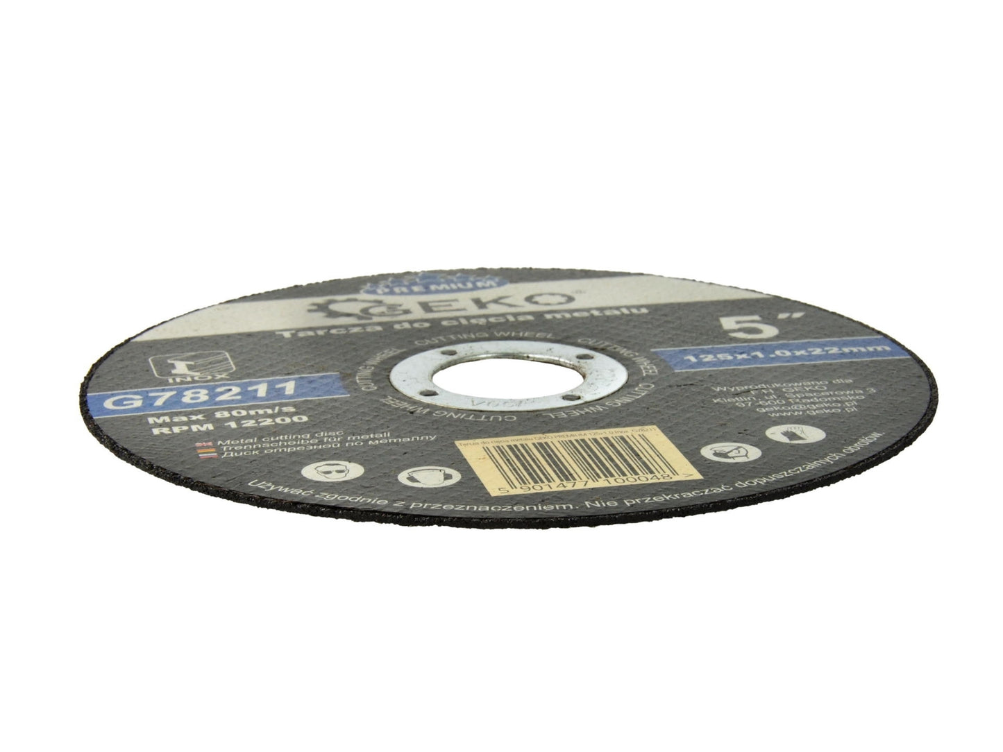 Disc pentru taierea metalului 125mm, GEKO G78211