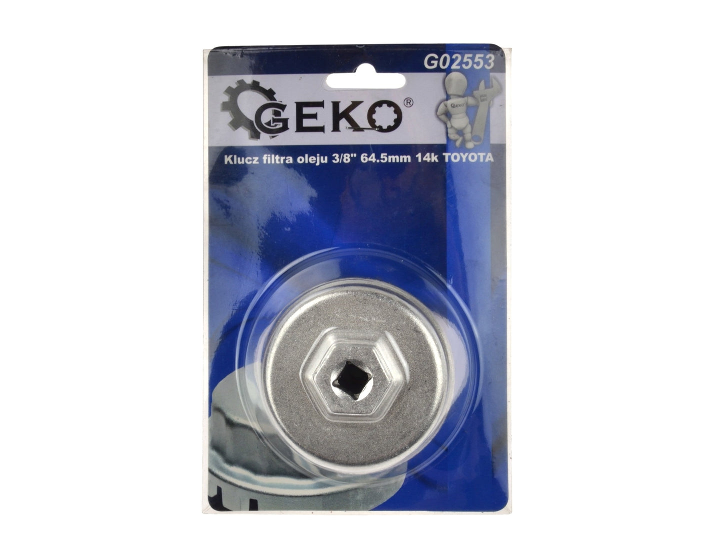 Cheie filtru ulei 3/8" 64,5mm 14k TOYOTA, GEKO G02553