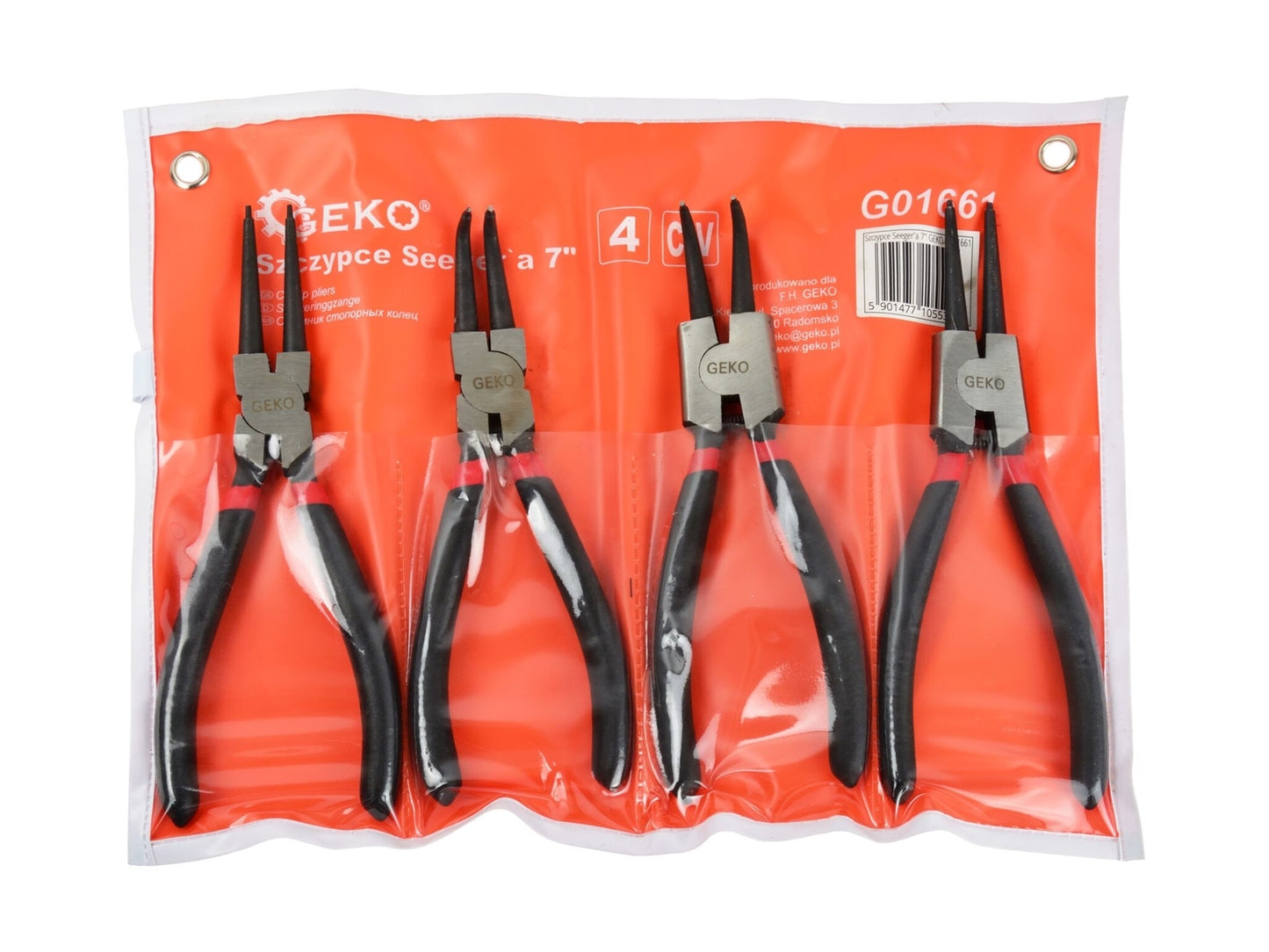 Set 4 clesti pentru sigurante 180mm/7", Geko G01661