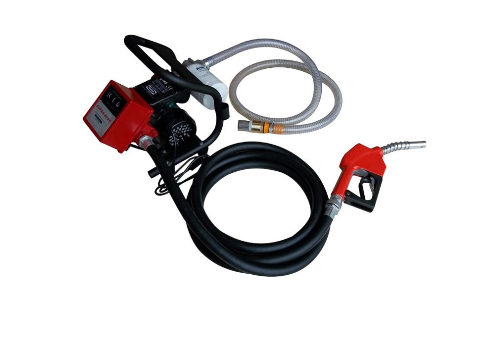 Set pompa electrica pentru transfer combustibil + accesorii Ibo Dambat  AOP 60, 30m, 60 l/min, 370W, 230V, 1", IB050005