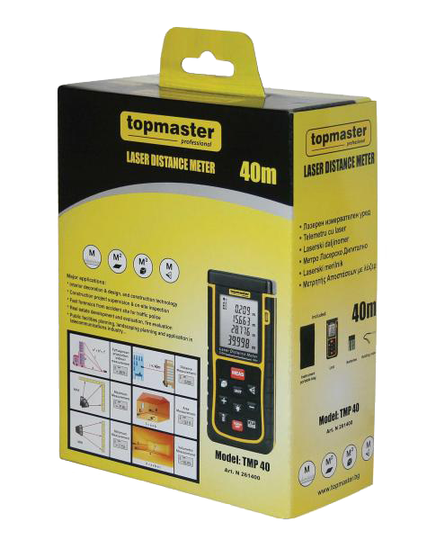 Telemetru laser  40m, Topmaster 261400