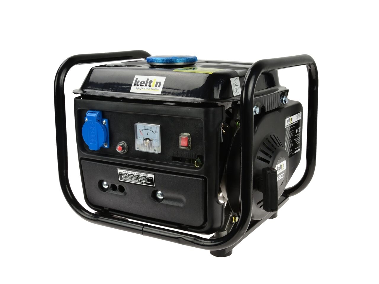 Generator electric, 1.6KM, 950W,2 timpi, racire cu aer, 1.6 cp, 3600 rpm, 230V si 12V, Keltin, K00255