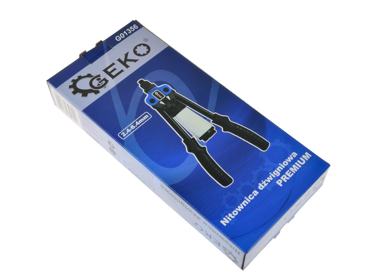 Cleste pentru nituit 2.4-6.4mm, GEKO PREMIUM G01356