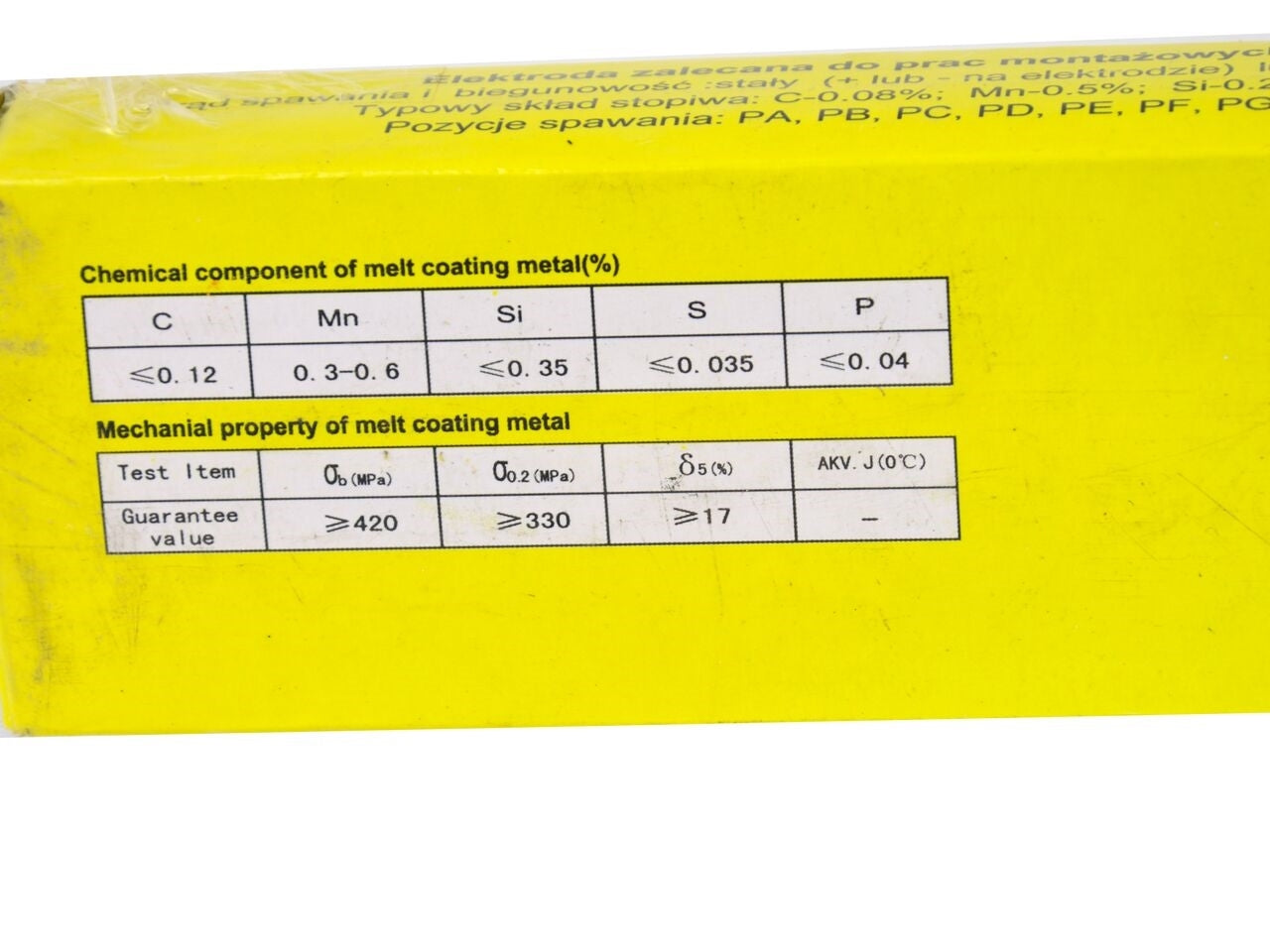 Electrozi de sudura AWS E6013, 2.5mmx300mm, rutil-celuloza, GEKO G74200