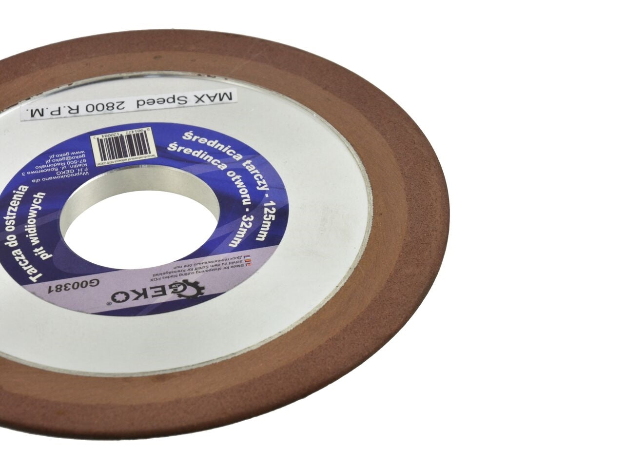 Disc circular pentru ascutire 125x32mm, Geko G00381