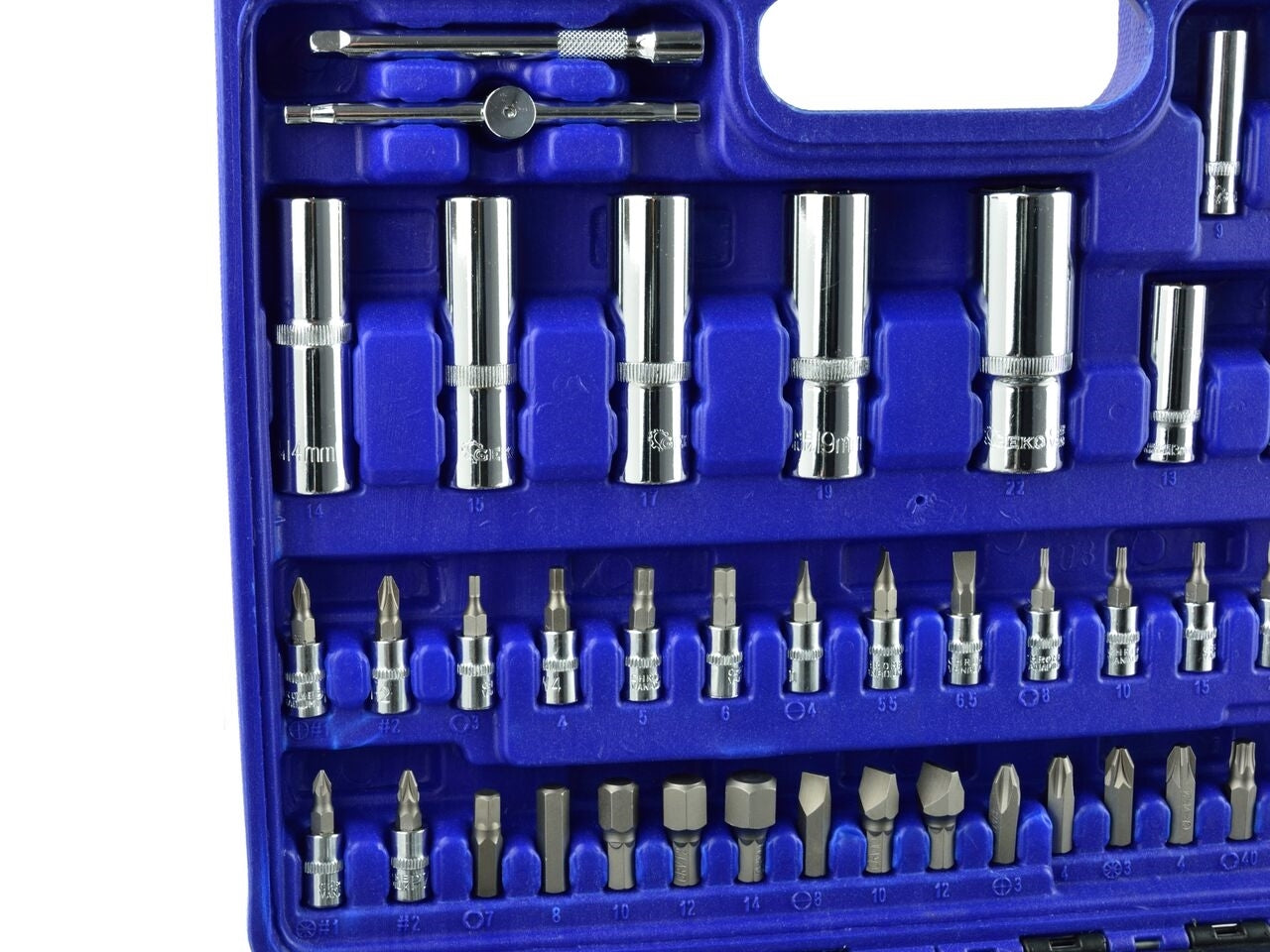 Trusa chei tubulare si torx 108 piese, CRV GEKO G10101