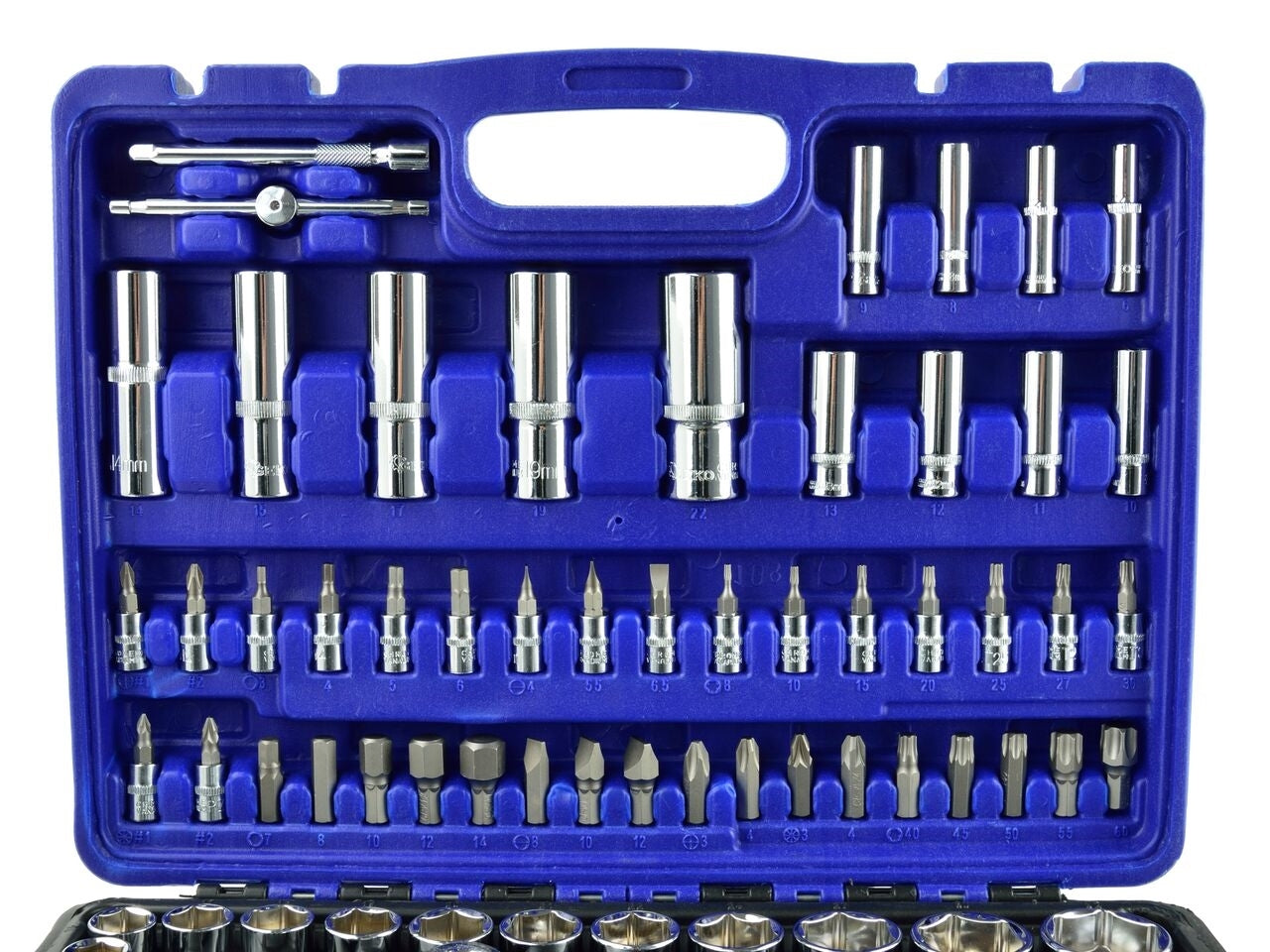 Trusa chei tubulare si torx 108 piese, CRV GEKO G10101