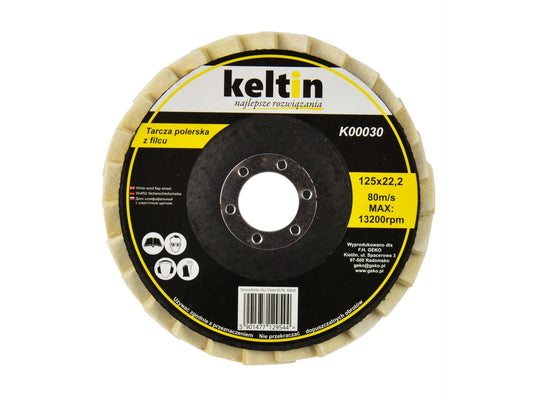 Set 10 discuri lustruire 125mm, KELTIN K00030