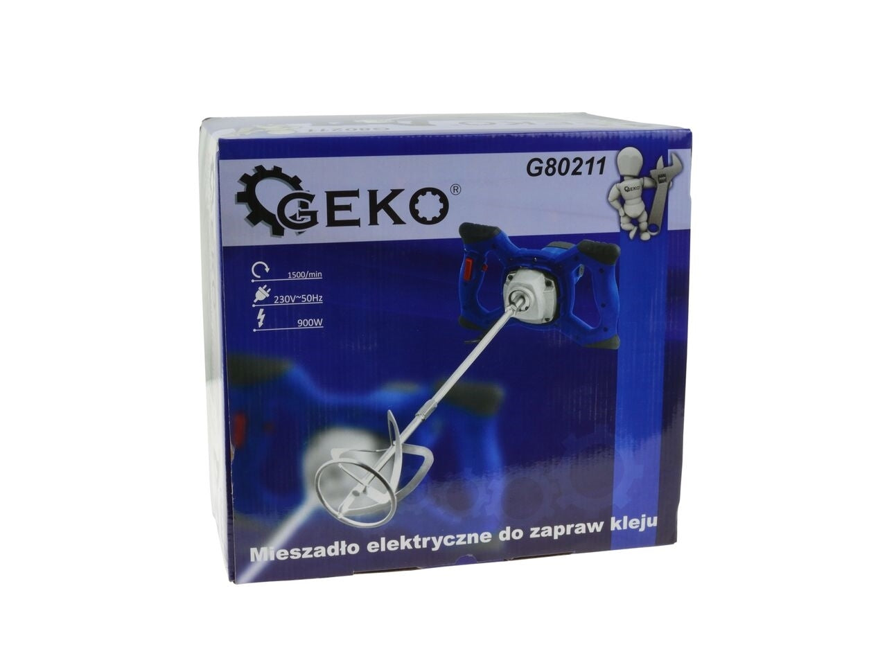 Amestecator electric pentru mortar/adeziv 900W, Geko G80211