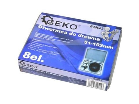 Set 8 carote pentru gaurit 51-102mm, GEKO G30002