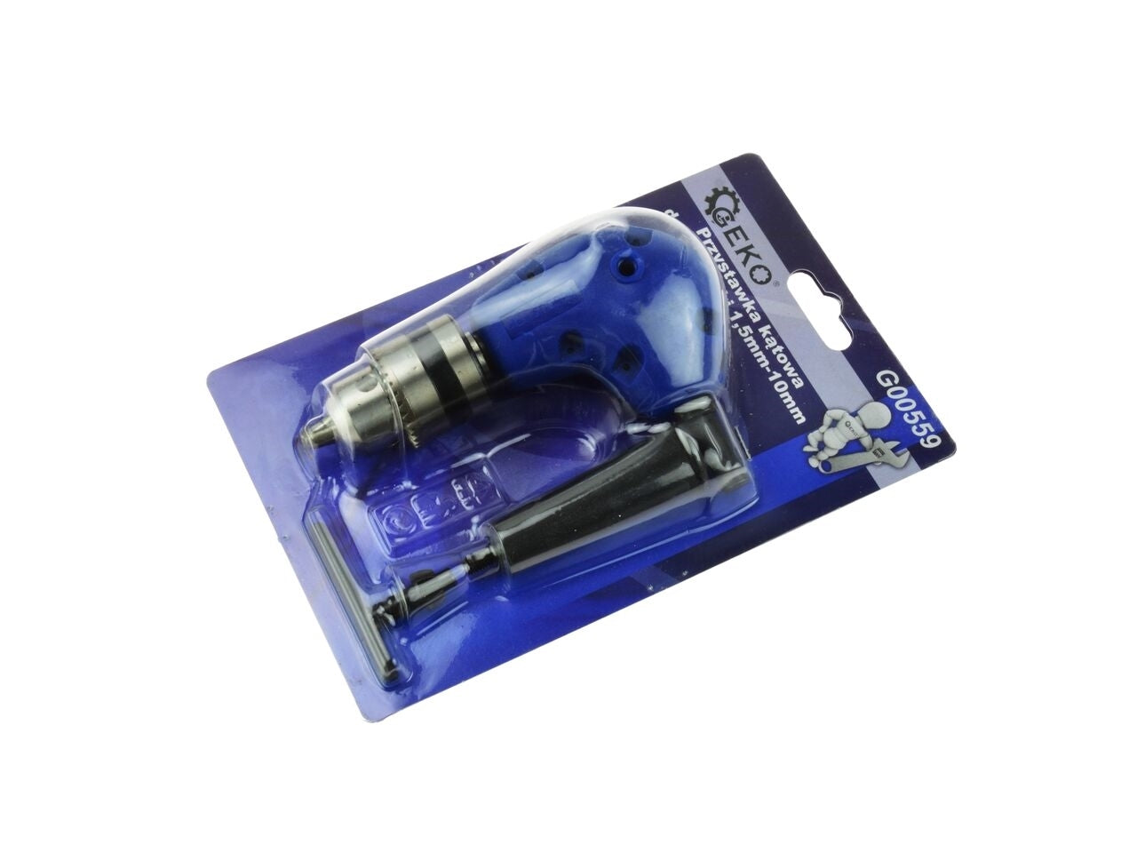 Adaptor 90° pentru masina de gaurit 1.5-10mm, GEKO G00559