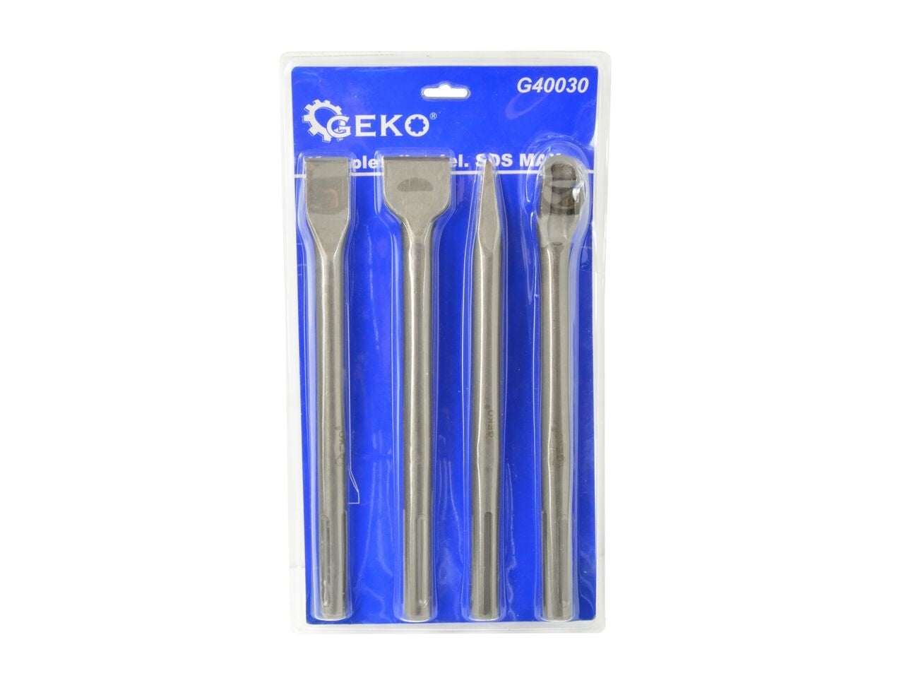 Set 4 dalti SDS MAX, Geko G40030