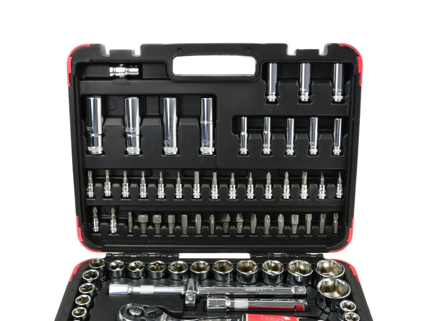 Set de chei profilate profesionale 94 piese 1/4" 1/2 ", Tvardy T00101