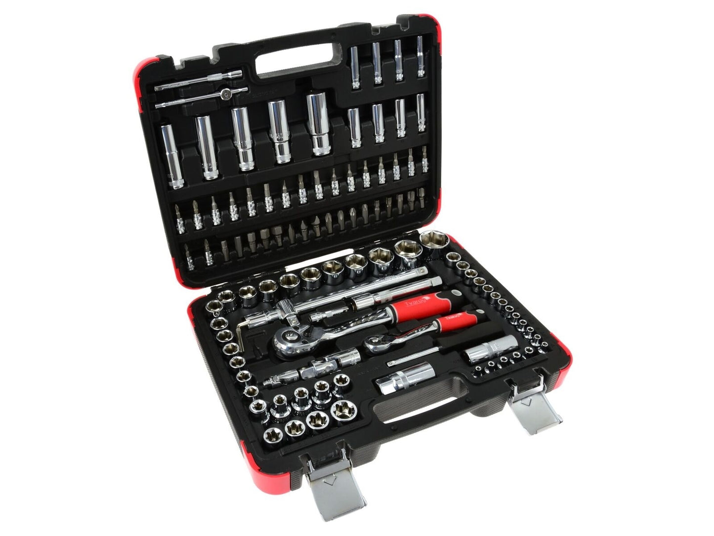 Set de chei profilate profesionale 108 piese 1/4" 1/2 ", Tvardy T00102