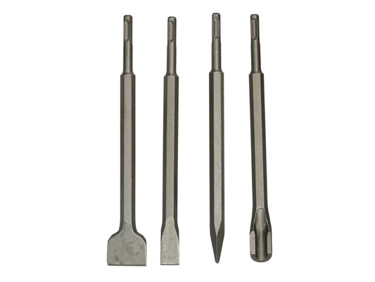 Set 4 sfredele pentru lemn SDS PLUS 14-250mm, GEKO G40011