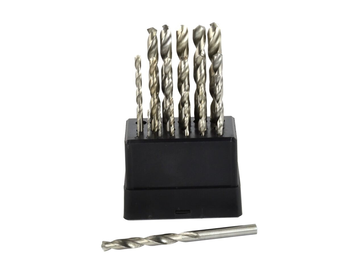 Set burghie pentru metal HSS 1-10mm, 19 piese, GEKO G38214