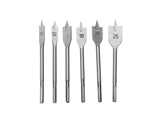 Set 6 burghie plate pentru lemn 10.0-25.0mm, GEKO G38110