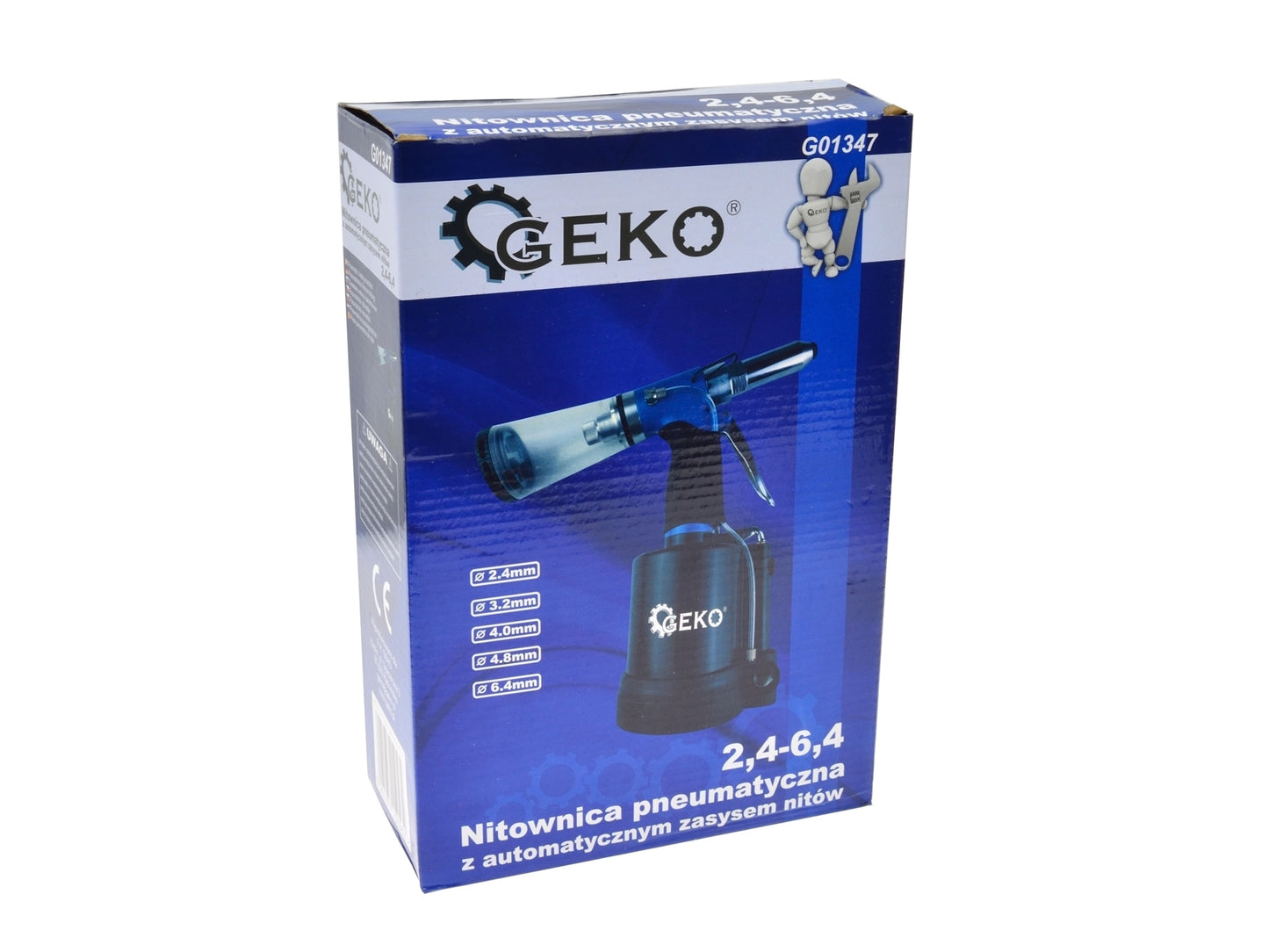 Dispozitiv pneumatic pentru nituire, Geko G01347